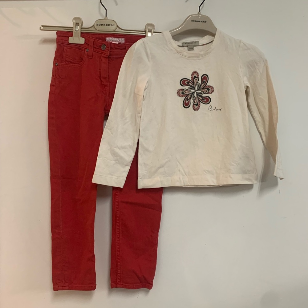 Burberry Kids Jeans with matching jersey
